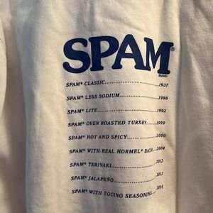 Spam brand streetwear crewneck